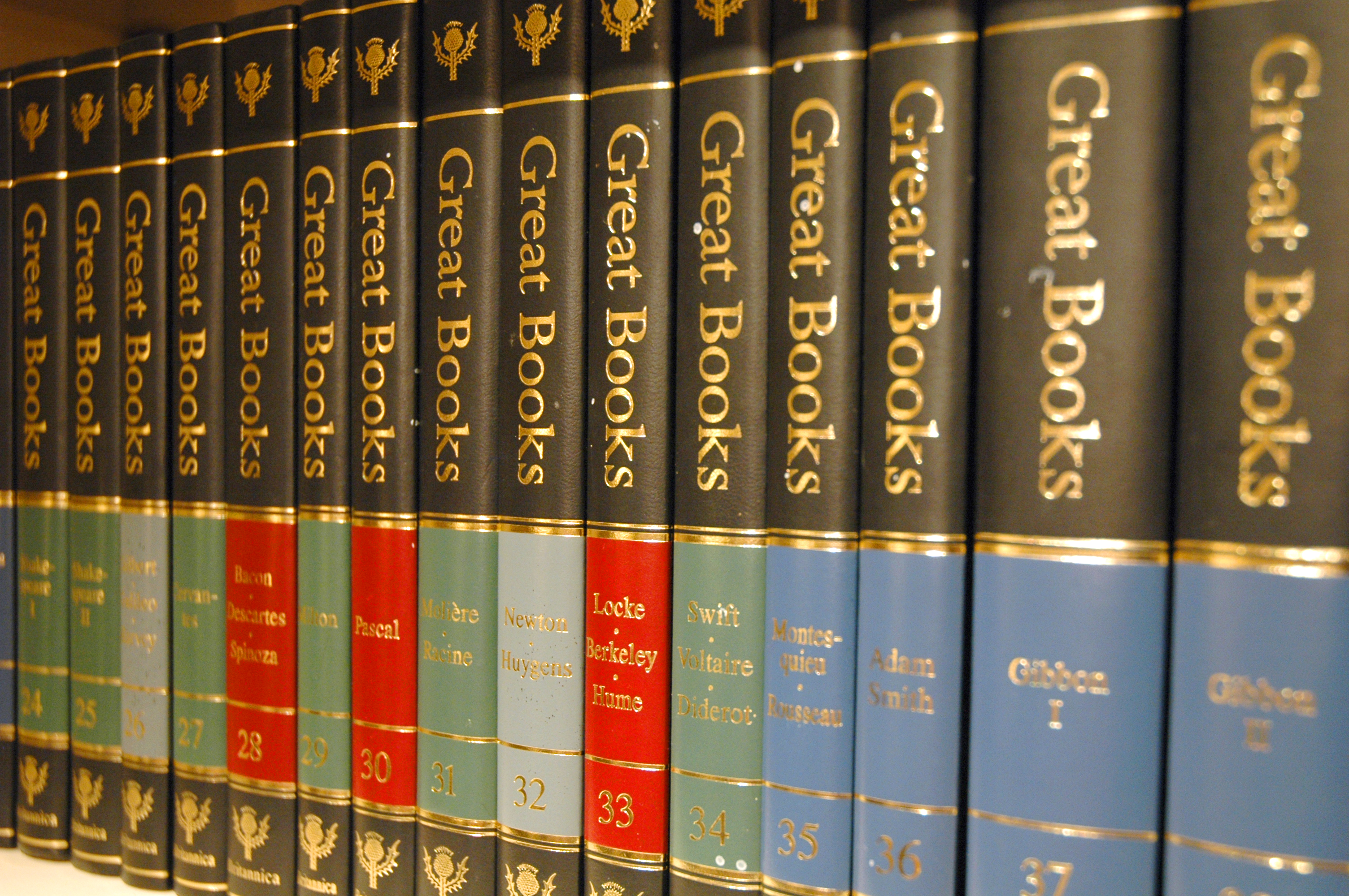 The world's major literary works and authors
