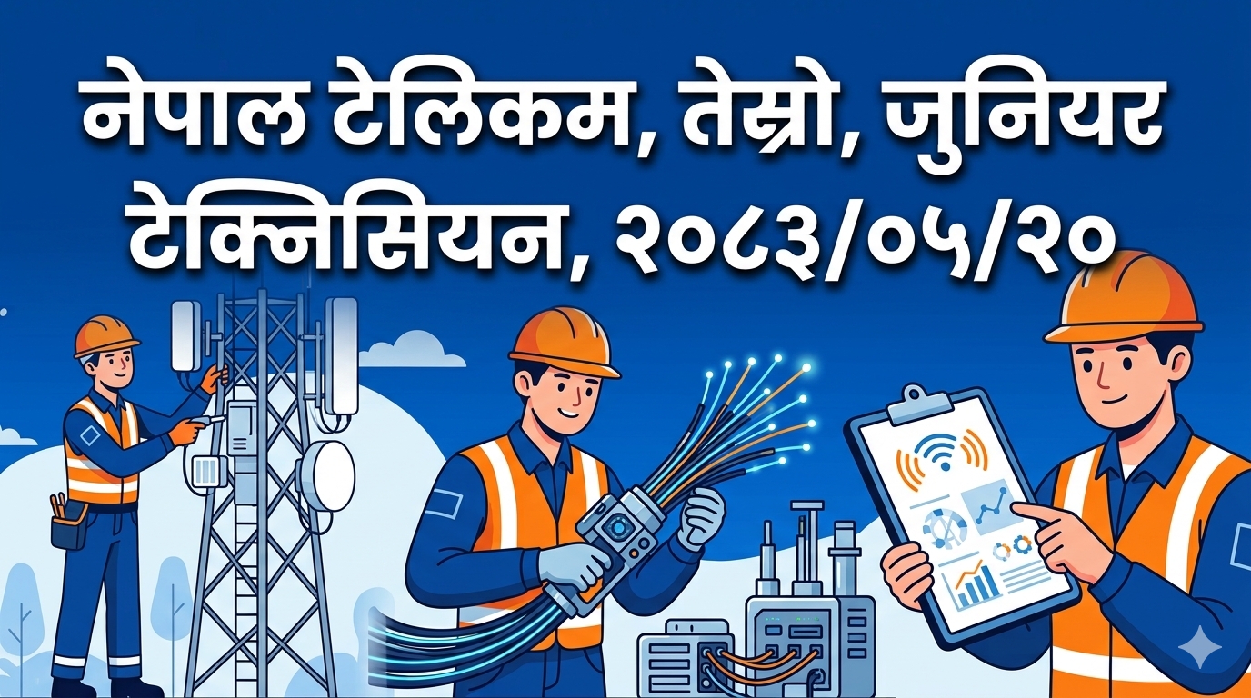 Nepal Telecom, Third, Junior Technician, 2083/05/20