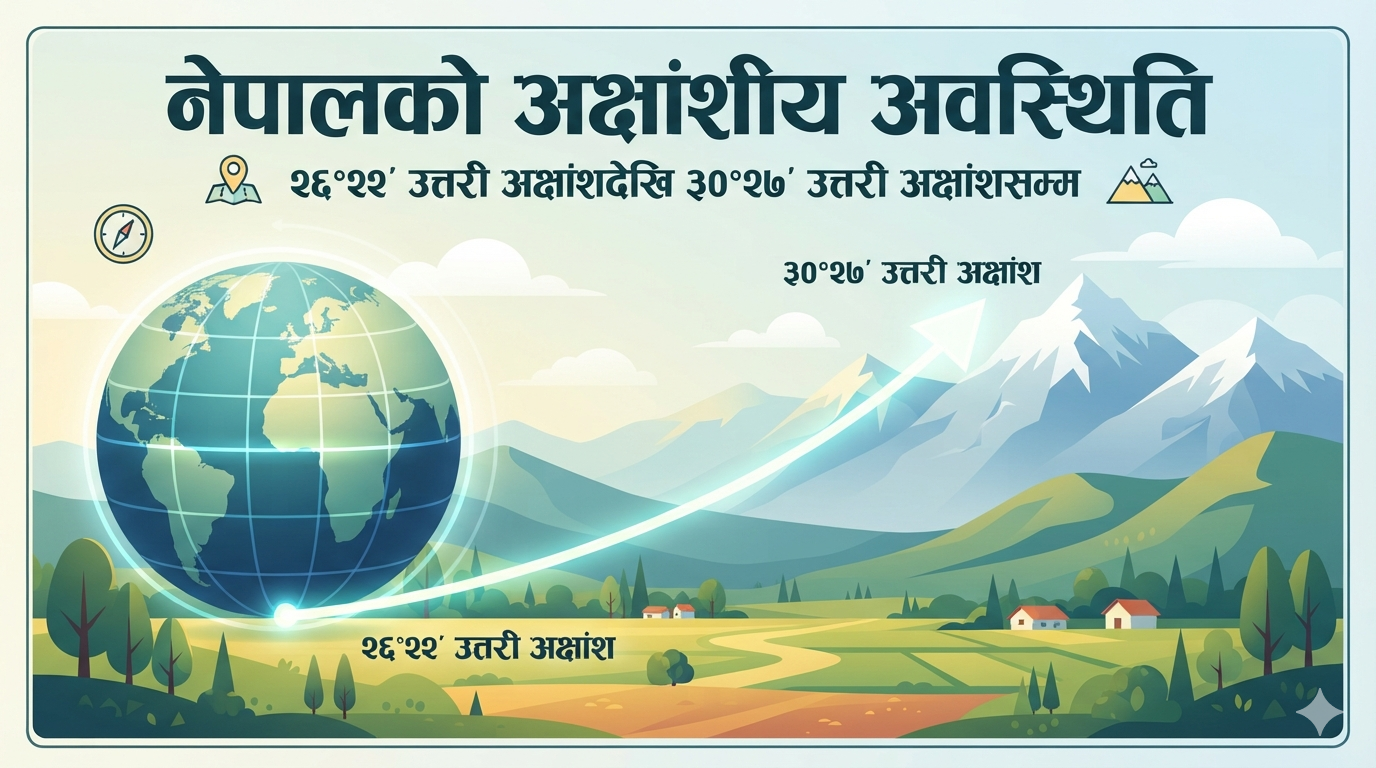 Latitude of Nepal